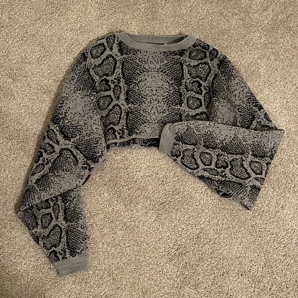 REVOLVE CROPPED SWEATER